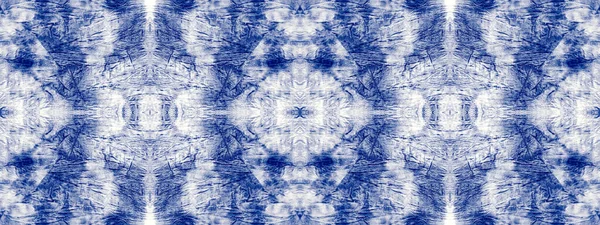 Cloth Mark Blue Colour Tye Dye Drip Ink Abstract Brush — Fotografia de Stock