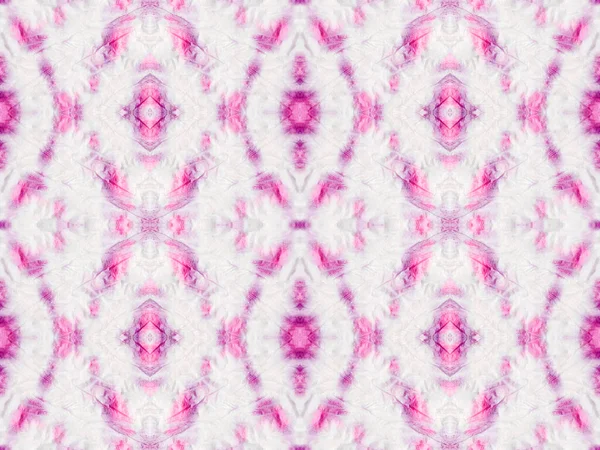 Colore Viola Bohemien Pattern Abstract Wavy Batik Spazzola Etnica Boema — Foto Stock