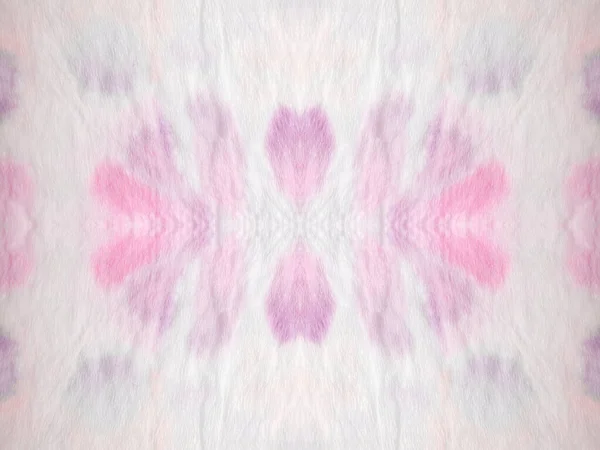 Pink Abstract Spot Tie Dye Boho Seamless Splash Pastelový Štětec — Stock fotografie