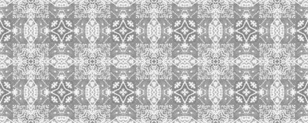 Simpel Krabbelpatroon Gray Colour Ink Scribble Texture Naadloos Ontwerp Ikat — Stockfoto