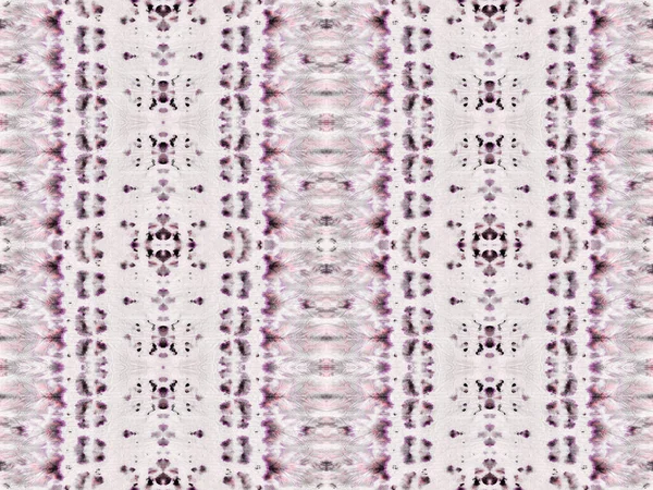 Фиолетовый Цветовой Геометрический Узор Чешский Текстиль Красного Цвета Абстрактный Икат — стоковое фото