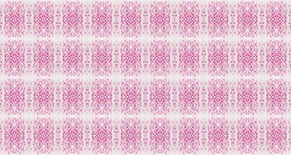 Paarse Kleur Geometrisch Patroon Roze Kleur Geometrisch Textiel Abstracte Ikat — Stockfoto