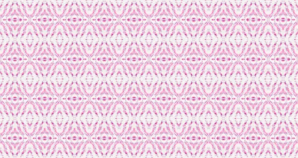 Lila Färg Bohemiskt Mönster Sömlös Färgad Batik Akvarell Geometrisk Textil — Stockfoto