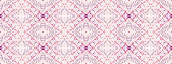 Violet Color Bohemian Pattern Rosa Farbe Bohemian Textile Tribal Geometric — Stockfoto