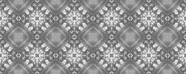 Schwarzes Farbkritzelmuster Doodle Design Ikat Pattern Einfache Native Gefärbte Pinsel — Stockfoto