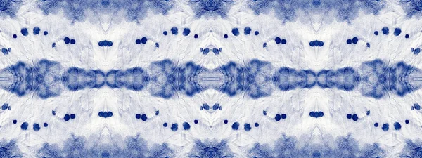 Water Spot Blue Colour Tye Dye Drop Boho Bohemian Effect — Fotografia de Stock
