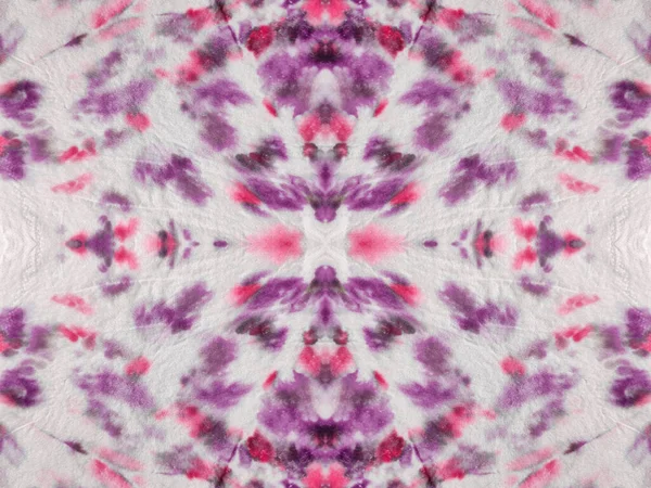 Rosa Sömlös Fläck Tiedye Geometrisk Pastellstruktur Våt Violett Färg Tie — Stockfoto