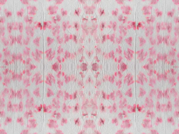 Pink Abstract Spot Umyj Purpurové Plátno Geo Red Color Shibori — Stock fotografie