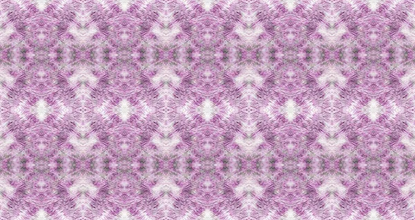 Фіолетовий Кольоровий Геометричний Візерунок Безшовна Стрічка Boho Batik Племінний Геометричний — стокове фото