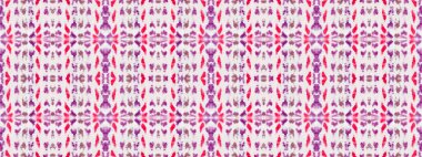Violet Renkli Geometrik Desen. Soyut El Batik. Gri Renkli Bohem deseni. Kusursuz Suluboya Tekrarı Su Renkli Geometrik Fırça. Etnik Bohem Batik. Kusursuz Çizgili Ikat Batik.