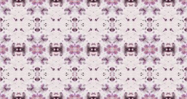 Su Rengi Bohem deseni. Kabile Bohem Fırçası. Su Boyası Bohem dokusu. Kusursuz çizgili Ikat Batik. Soyut Dalgalı Fırça. Soyut Suluboya Halı Deseni Mor Renkli Geometrik Batik.