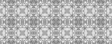 Basit Bohem Düzeni. Gri renkli Ikat Scribble Tekstil. Etnik İkat Dalgası. Kusursuz Mürekkepsiz Karalama Halı. Etnik Mürekkep Mürekkebi Batik. Siyah renkli boyalı fırça. Doodle Stripe Ikat Deseni.