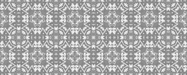 Siyah renkli karalama deseni. Etnik Mürekkep Mürekkebi Batik. Kusursuz Ikat Scribble Tasarımı. Gri renkli Ikat Doodle dokusu. Basit yerli el fırçası. Mürekkep Dalgası. Soyut Tasarım Mürekkep Deseni.