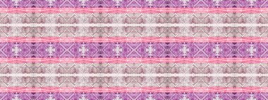 Violet Renkli Geometrik Desen. Su Boyası Geometrik Doku. Su Boyası Bohem Fırçası. Etnik Bohem Batik. Soyut Suluboya Şablon Tekrarlama Soyut Çizgili Boho Fırçası. Kusursuz Geo İşareti.