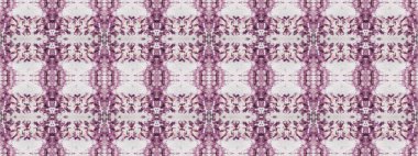 Violet Renkli Geometrik Desen. Kusursuz Suluboya Kalıpsız Çizgili Boho Batik. Kabile Geometrik Batik. Su Boyası Geometrik Fırçası. Soyut El Dalgası. Kırmızı Renkli Bohem Tekstil.