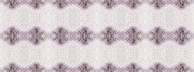 Violet Renkli Bohem deseni. Soyut Stripe Ikat Batik. Su Boyası Geometrik Tekstil. Kusursuz Dalgalı Parmak izi. Mor Renkli Bohem Fırçası. Etnik Bohem Batik. Kusursuz suluboya halı deseni