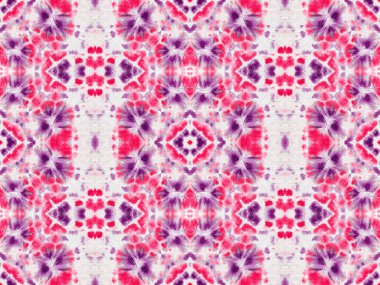 Mor Renkli Bohem deseni. Soyut suluboya halı desenli soyut çizgili Ikat Batik. Kusursuz Boyalı Dalga. Kabile Bohem Fırçası. Kırmızı renkli Geometrik Tekstil. Su Rengi Bohem Batik.