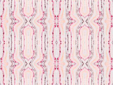 Violet Renkli Geometrik Desen. Soyut Suluboya Pembe deseni tekrarla Geometrik desen. Kusursuz çizgili Ikat Batik. Su Boyası Bohem Batik. Etnik Bohem Fırçası. Soyut Dalgalı Yazdırma.