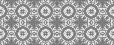 Basit Geometrik Desen. Siyah Renkli Yerli Fırçası. Etnik Tasarım Mürekkep Modeli. Kusursuz Ikat Doodle Tekrarla. Etnik Mürekkep Mürekkebi Batik. Gri renkli Ikat Scribble deseni. Doodle Hand Batik..