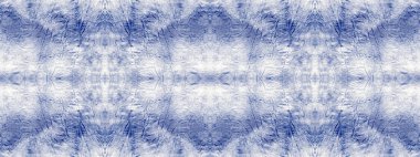Water Mark. Blue Colour Tie Dye Mark. Ink Abstract Brush. Wet Seamless Seamless Shape. Boho Ink Splatter Pattern Indigo Cotton Wash Effect. Boho Geometric Effect. Cotton Watercolor Fluid Spatter.