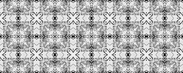 Black Color Doodle Pattern Ethnic Stripe Ink Pattern Ethnic Ink — Stock Photo, Image