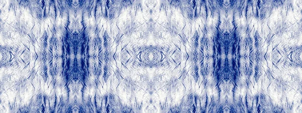 Macro Mark Blue Colour Tye Dye Mark Kuas Abstrak Tinta — Stok Foto