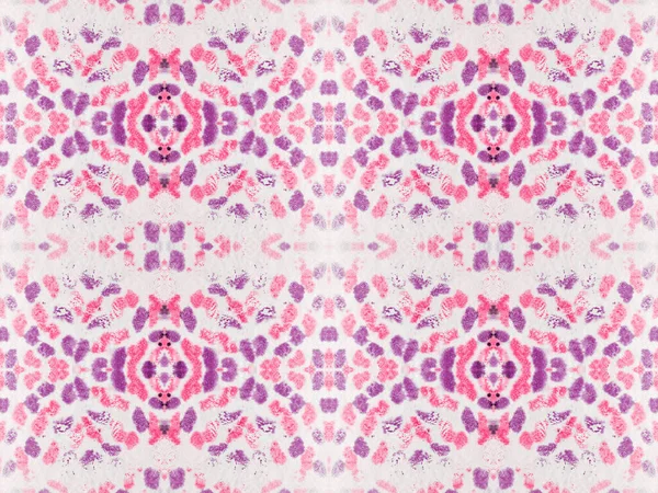 Геометрический Узор Акварели Абстрактная Полоска Иката Фиолетовый Цвет Геометрический Батик — стоковое фото