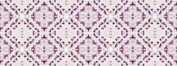 Paarse Kleur Geometrisch Patroon Aquarel Boheemse Batik Abstracte Boho Batik — Stockfoto