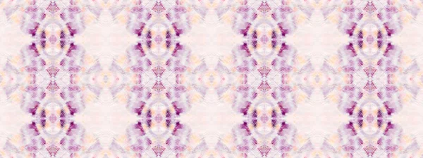 Fialový Barevný Geometrický Vzor Bezešvé Pásky Ikat Batik Abstraktní Boho — Stock fotografie