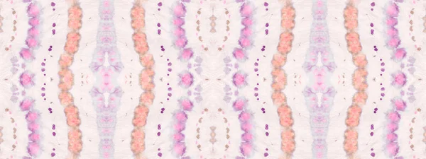 Lavare Punto Astratto Geo Pink Colore Shibori Blot Pennello Inchiostro — Foto Stock