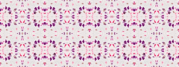 Фиолетовый Цветовой Геометрический Узор Племенной Геометрический Батик Абстрактный Акварельный Ковер — стоковое фото