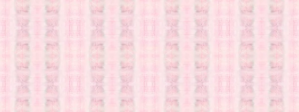 Purple Color Geometric Pattern Pink Colour Bohemian Textile Seamless Ikat — Stock Photo, Image