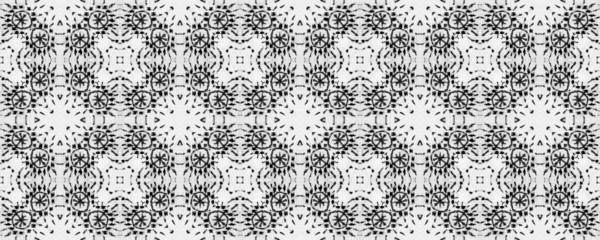 Geometrisches Muster Schwarzer Farbe Abstrakte Geo Pinsel Tribal Ikat Scribble — Stockfoto