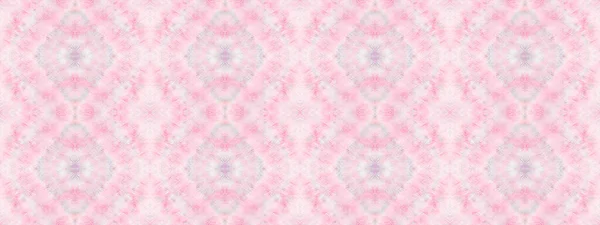 Aquarell Bohemian Pattern Rosa Farbe Bohemian Texture Abstrakt Gefärbte Welle — Stockfoto