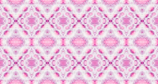 Geometrisches Muster Violetten Farben Nahtlose Aquarell Teppichmuster Tribal Geometric Batik — Stockfoto