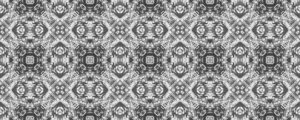 ブラックカラー幾何学模様 概要Stripe Ikat Pattern ネイティブ インク スクリブル ブラシ シームレスインクスクリブルカーペット グレーのイカット — ストック写真