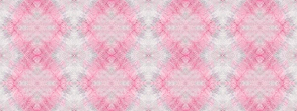 Vodní Barva Geometrický Vzor Bezproblémový Bledý Batik Abstraktní Proužek Ikat — Stock fotografie