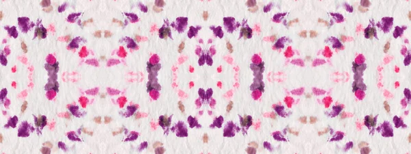 ピンクのシームレスマーク ハンド アブストラクト キャンバスを結ぶ ぬれたカラフルな抽象的なブラシ 民族のアクエラレ フルード スパター マゼンタ ストロークを洗って — ストック写真