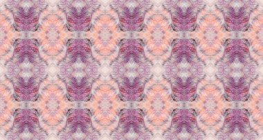 Mor Renkli Geometrik Desen. Kabile Geometrik Fırçası. Su Boyası Bohem dokusu. Kusursuz çizgili Ikat fırçası. Soyut Suluboya Şablon Mor Renk Geometrik Batik. Soyut El Dalgası.