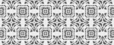 Basit Bohem Düzeni. Kusursuz Ikat Fırçası. Gri renkli Ikat Doodle dokusu. Siyah Renkli Yerli Dalgalı Fırça. Etnik Mürekkep Mürekkebi Batik. Soyut Ink Suluboya Halı. Doodle Stripe Ikat Deseni.