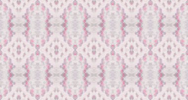 Violet Renkli Bohem deseni. Su Boyası Bohem Fırçası. Soyut Suluboya Halı desenli Kusursuz Çizgili Ikat Fırçası. Pembe Renkli Geometrik Doku. Soyut Ikat Batik. Kabile Bohem Batik.