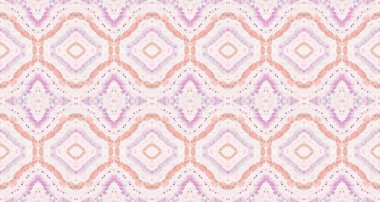 Violet Renkli Geometrik Desen. Mor renkli Geometrik Batik. Pembe renkli Bohem dokusu. Kusursuz suluboya halı desenli soyut çizgili Ikat Batik. Etnik Geometrik Fırça. Kusursuz Dalgalı Batik.