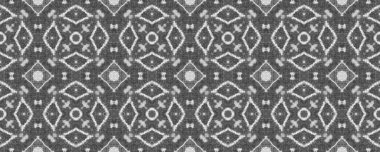 Siyah Renkli Bohem deseni. Kusursuz Tasarım Mürekkep Şablonu. Etnik Boyalı Parmak izi. Soyut Ikat Doodle Halı. Gri renkli Ikat Doodle dokusu. Basit Etnik Mürekkep Fırçası. Yerel Mürekkep Karalaması Batik.