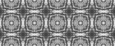 Basit Bohem Düzeni. Etnik Çizgili Ikat Deseni. Doodle Hattı Dalgası. Soyut Ink Suluboya Tekrarla. Etnik Mürekkep Mürekkebi Batik. Siyah renkli kabile fırçası. Gri renkli Ikat Doodle Deseni.