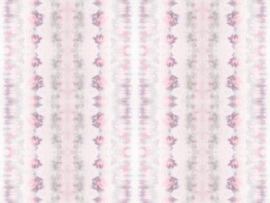 Su Rengi Bohem deseni. Soyut Çizgili Boho Fırçası. Soyut Suluboya Tekrarı Mor Bohem Fırçası. Pembe renkli Geometrik Tekstil. Etnik Bohem Batik. Kusursuz Boyalı Dalga.