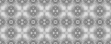 Basit Bohem Düzeni. Gri Renkli Mürekkep deseni. Siyah renkli kabile el fırçası. Yerli Ikat Scribble Batik. Kusursuz Mürekkepsiz Yazı Tekrarla. Kusursuz Batik Hattı. Doodle Design Ikat Deseni.