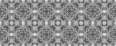 Siyah Renkli Karalama Kalıbı. Kabile Mürekkebi Doodle Batik. Kusursuz Mürekkepsiz Doodle Tekrarla. Kusursuz el fırçası. Etnik Çizgili Ikat Deseni. Gri renkli Ikat Scribble Deseni. Basit Etnik Mürekkep Fırçası.