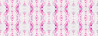 Violet Renkli Geometrik Desen. Kusursuz Boyalı Parmak izi. Su Boyası Bohem Fırçası. Soyut Stripe Ikat Batik. Su Rengi Geometrik Deseni. Kusursuz suluboya halı deseni Etnik Geometrik Batik.