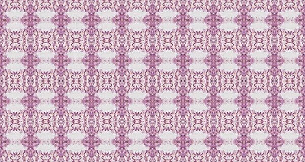 Violett Färggeometriskt Mönster Sömlös Stripe Boho Batik Sömlös Akvarell Upprepa — Stockfoto