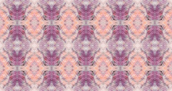 Purple Color Geometric Pattern Tribal Geometric Brush Water Color Bohemian — Stock Photo, Image